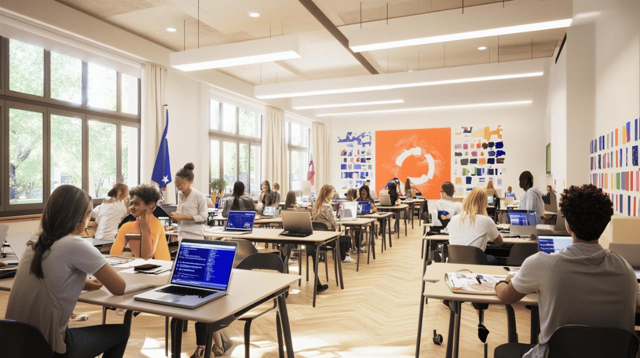 5 outils de collaboration dans le Centre europeen de formation espace eleve : connexion et usage efficace